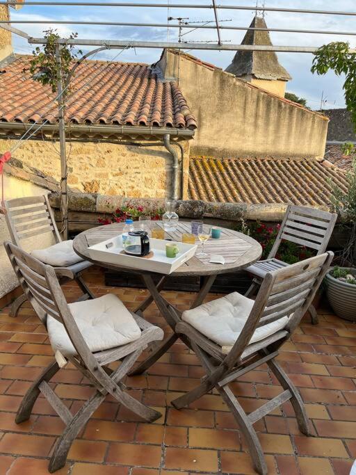 Charming Village House With Roof Top Terrace! Thezan-les-Beziers Eksteriør bilde